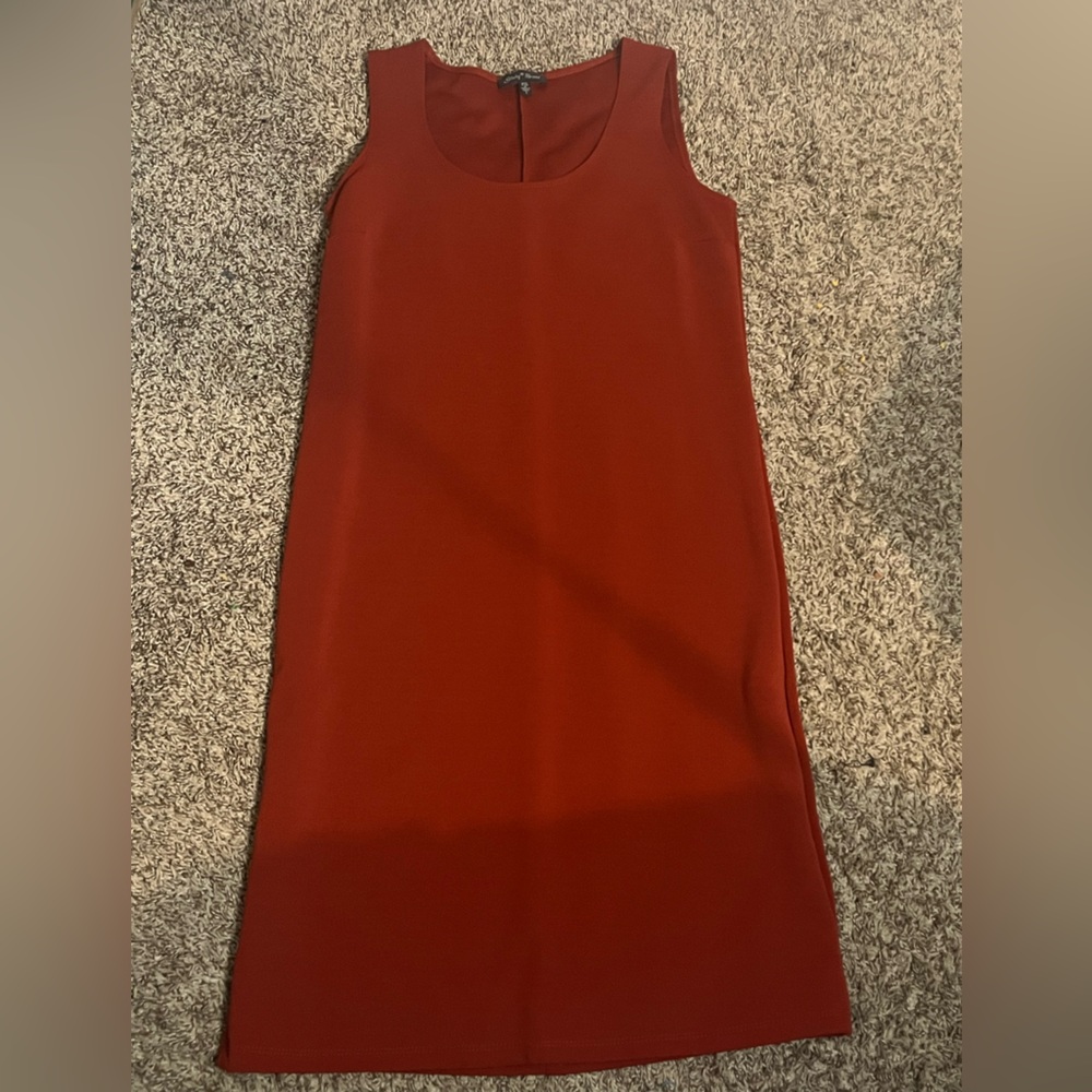 Slinky Brand Burnt Orange Tank Dress